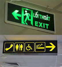 Biển báo chỉ dẫn chính hãng 2