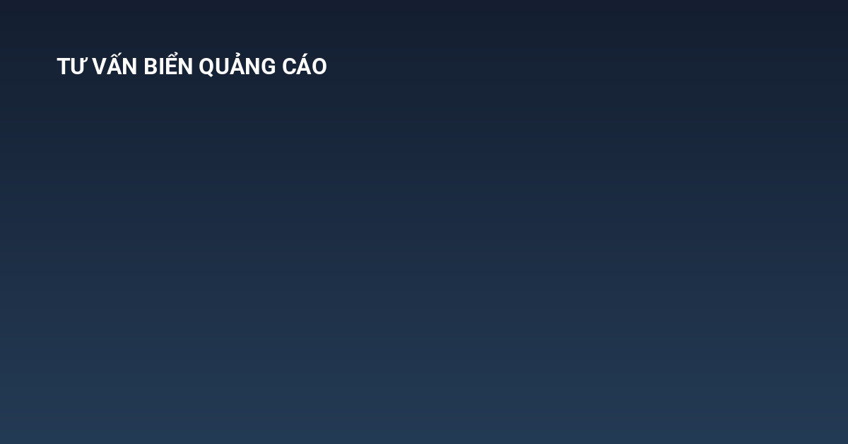thiết kế biển quảng cáo LED