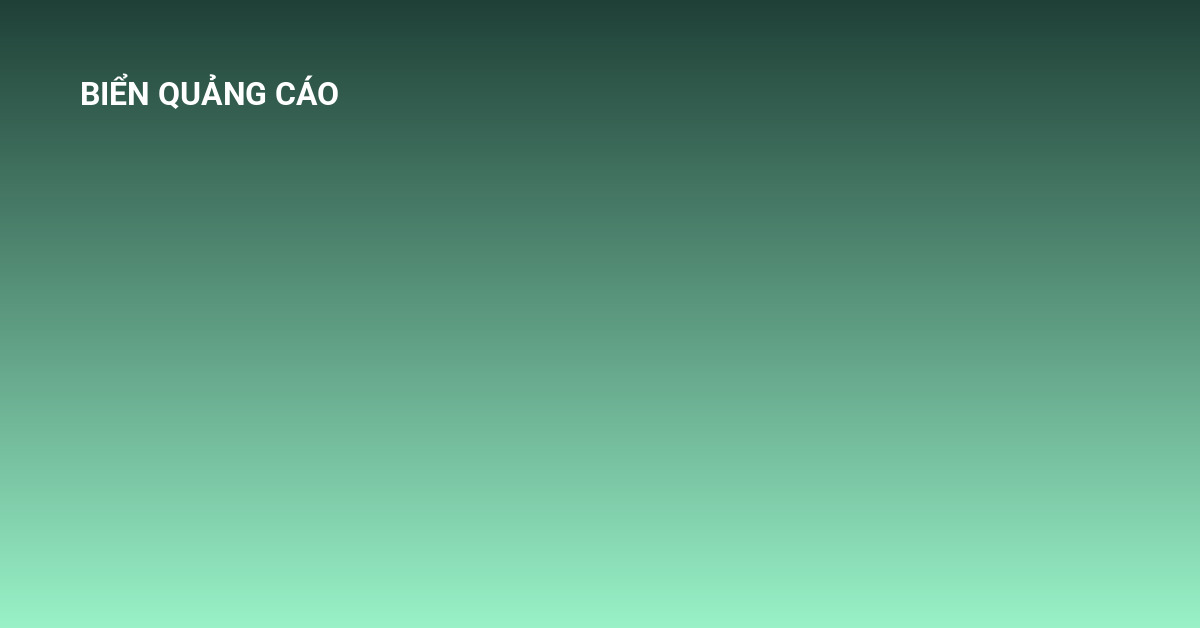 biển quảng cáo hội chợ