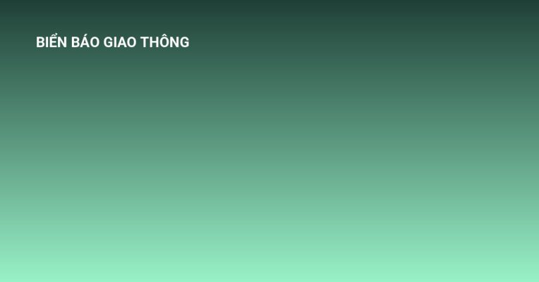 thiết kế biển báo giao thông an toàn