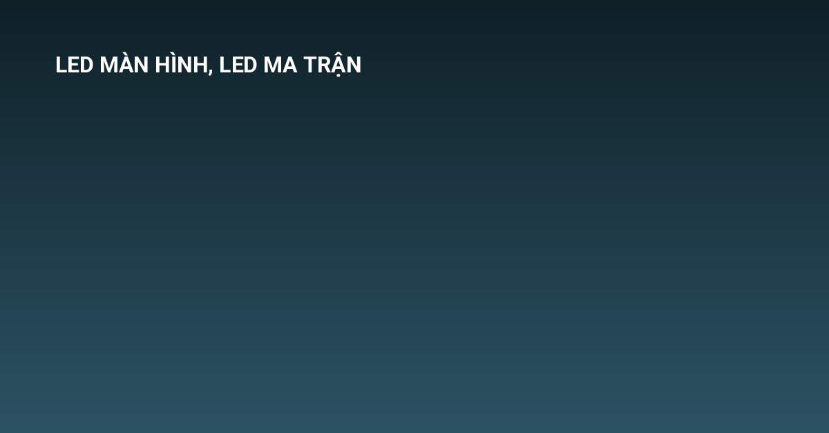 biển báo giao thông LED màn hình