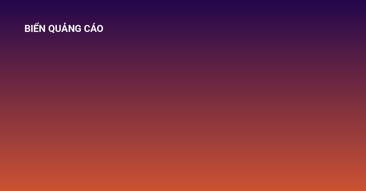 biển quảng cáo điện tử đa sắc