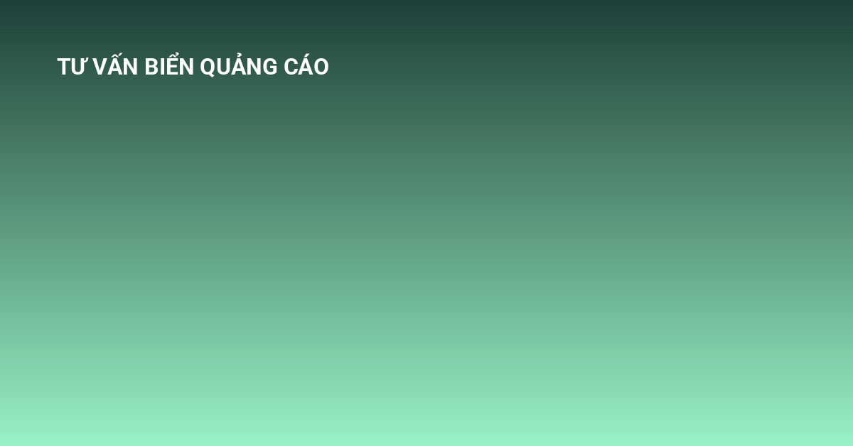 biển quảng cáo đèn LED